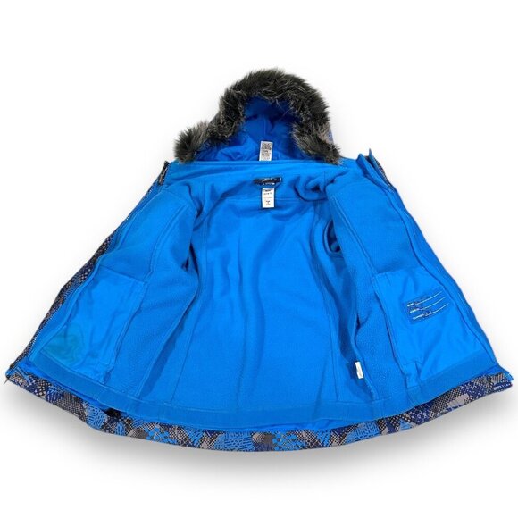 REI Boys 3-In-1 Jacket With Removable Zip Out Fleece Liner & Faux Fur Hood, XS - Picture 3 of 9